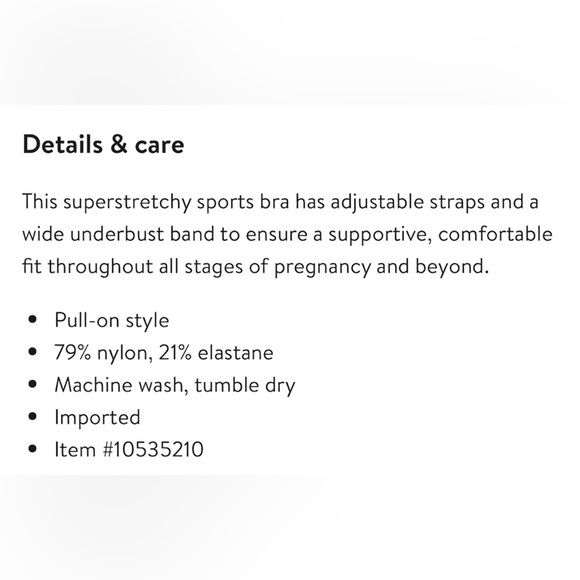 NWT Free People movement x Hatch Never Better square neck maternity bra Med Pink - Picture 7 of 10